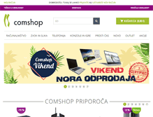 Tablet Screenshot of comshop.si